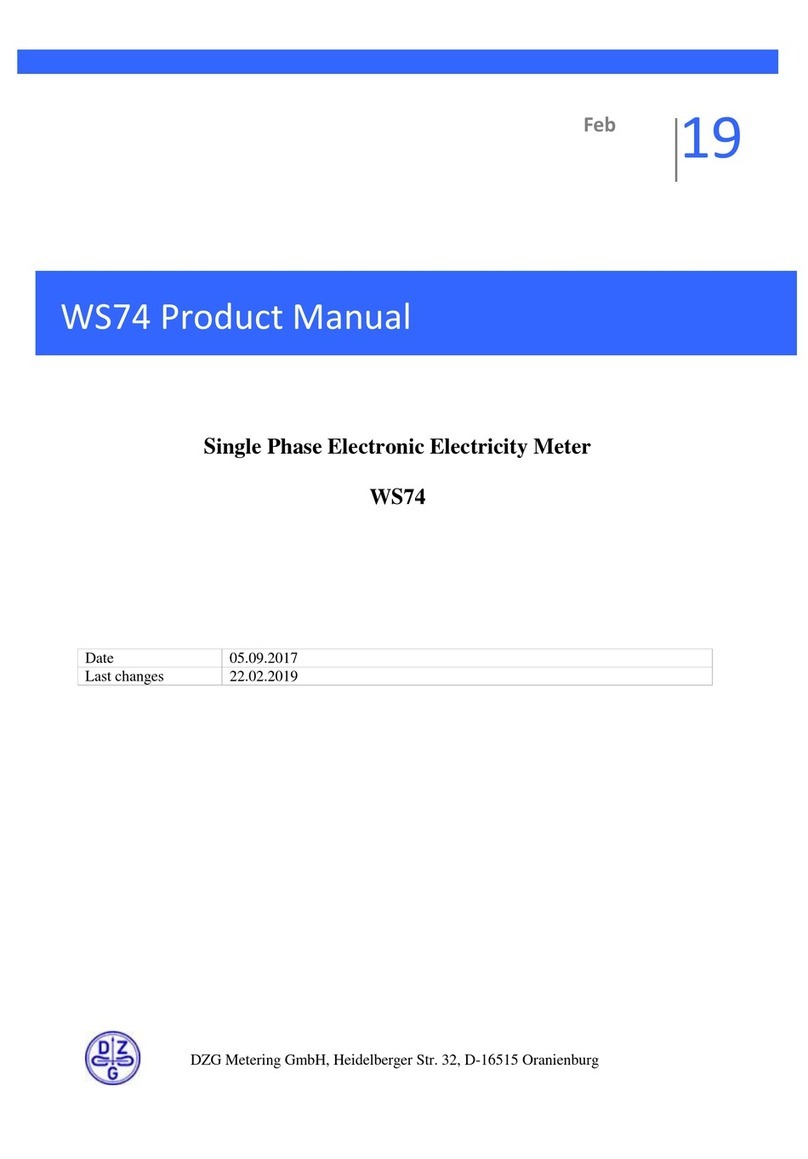 DZG Metering WS74 product manual