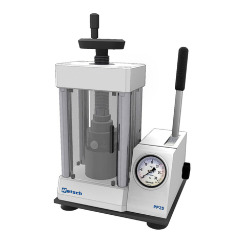Retsch PP 25 User manual