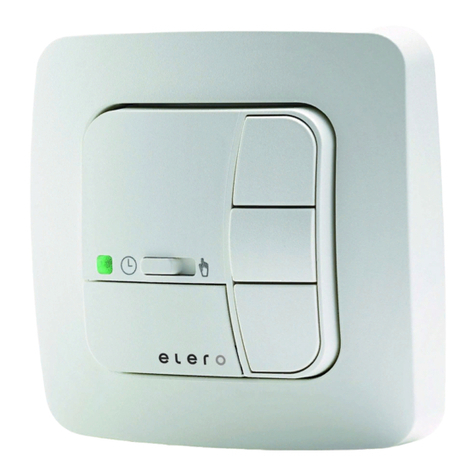 elero MemoTec-868 operating instructions