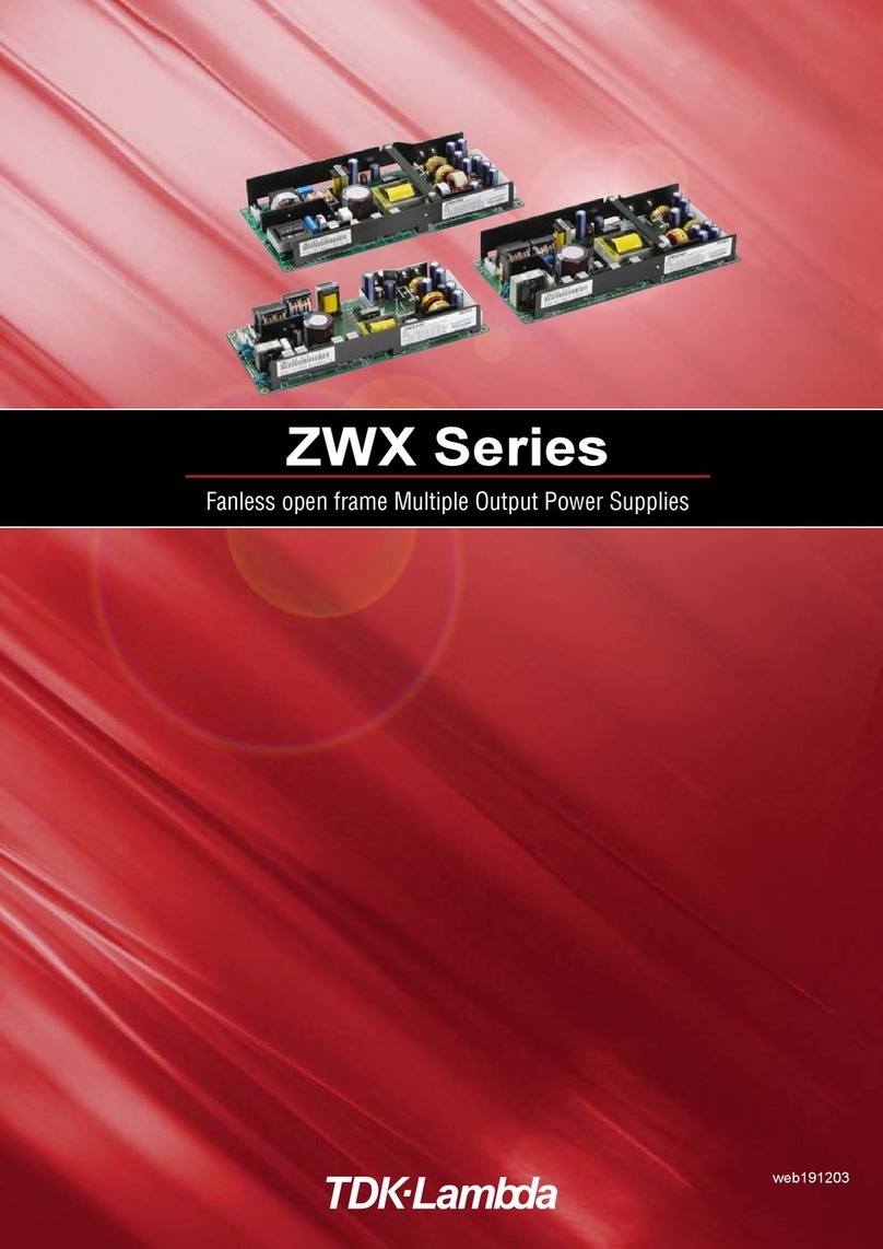 TDK-Lambda ZWX Series User manual
