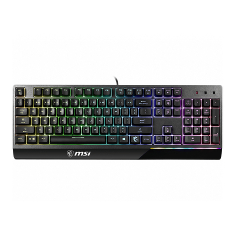 MSI VIGOR GK30 quick start guide