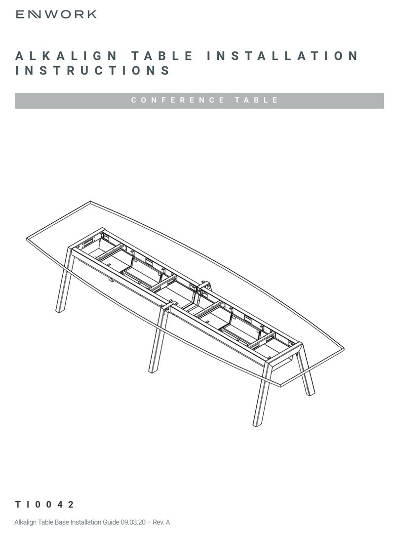 Enwork ALKALIGN TABLE TI0042 User manual Enwork ALKALIGN TABLE TI0042 User manual