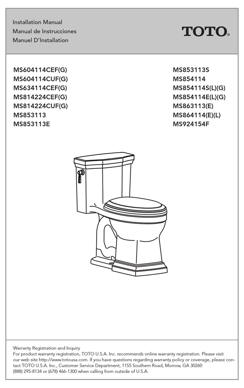 Toto MS604114CEF User manual