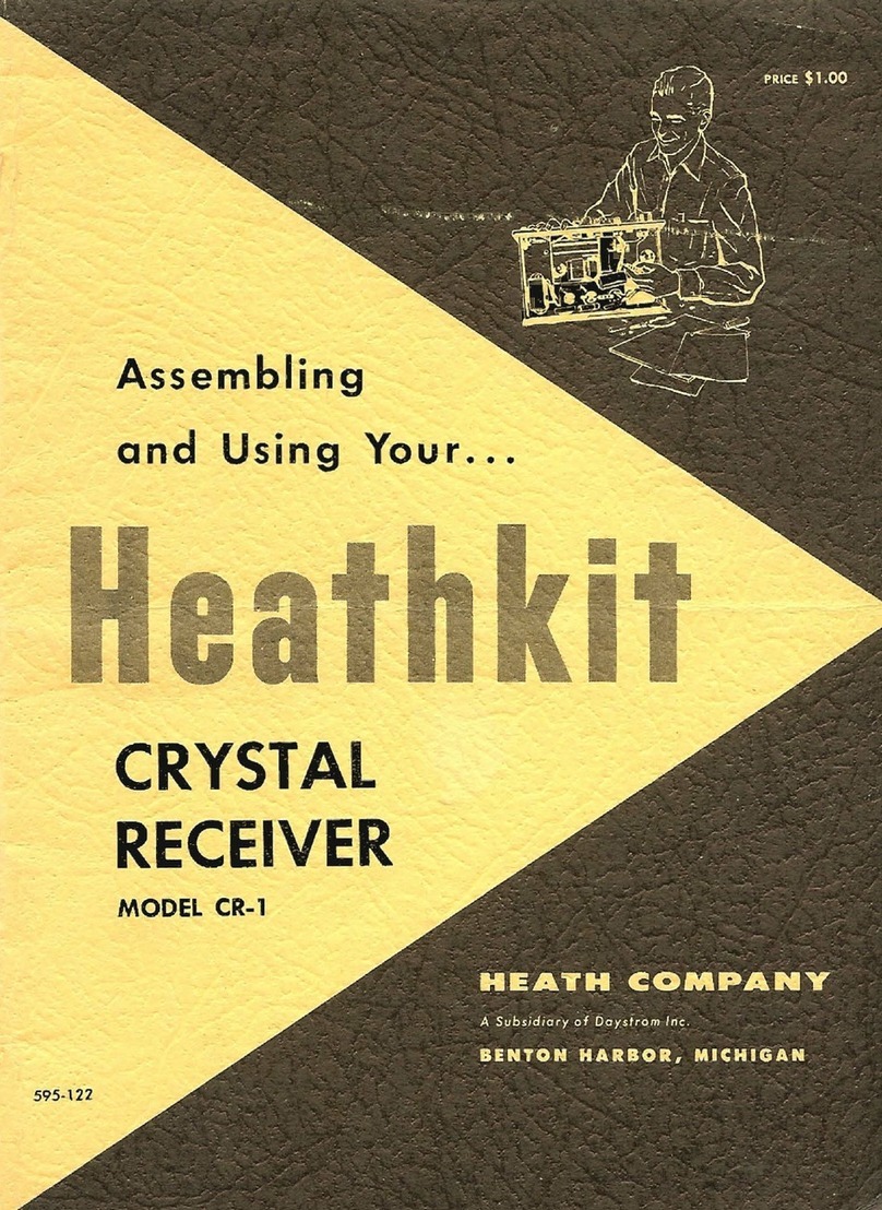 Daystrom Heath CR-1 Assembly and use manual