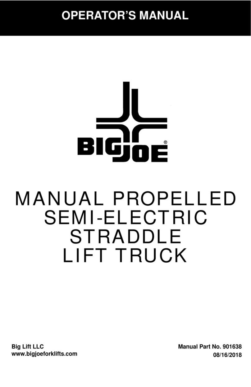 Big Lift Big Joe M22 Operator's manual