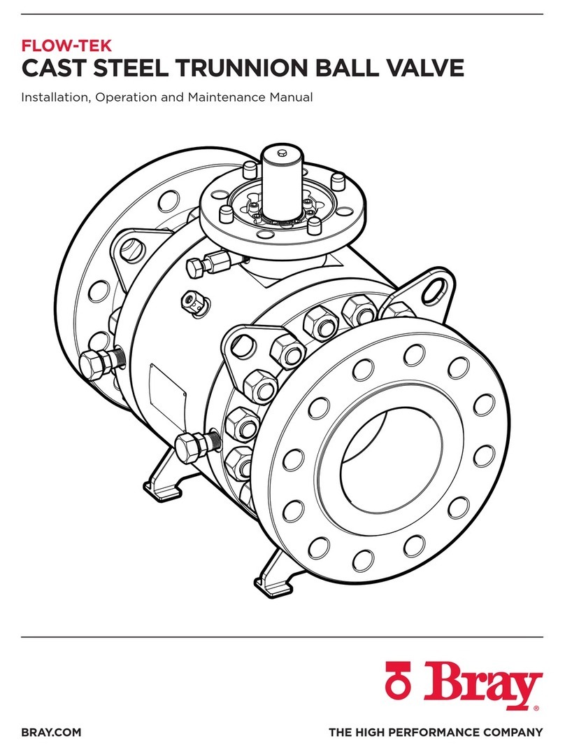 Bray FLOW-TEK Series User manual