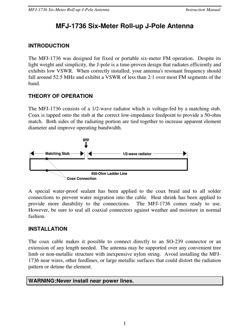 MFJ MFJ-1736 User manual