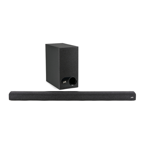 Polk Mono Signa S3 User manual Polk Mono Signa S3 User manual