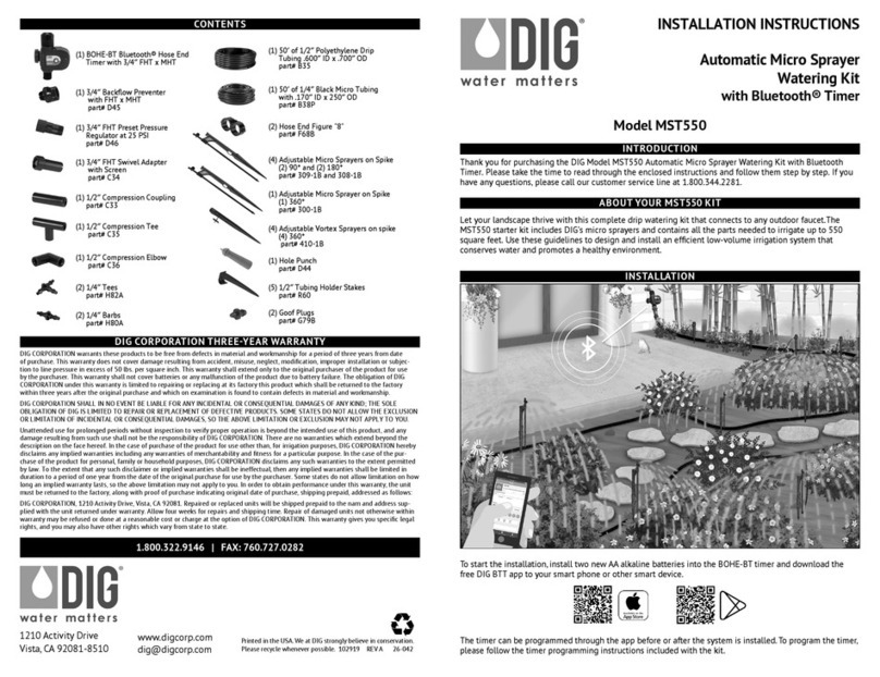 DIG MST550 installation instructions