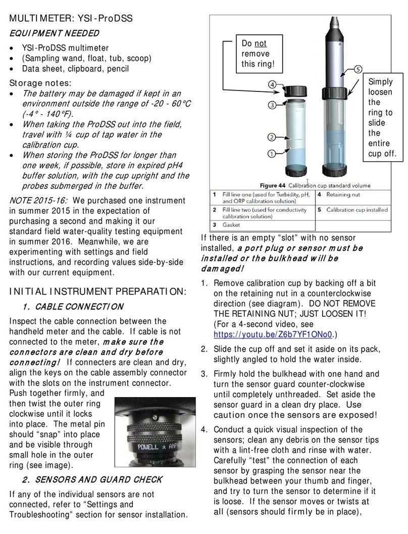 YSI ProDSS manual