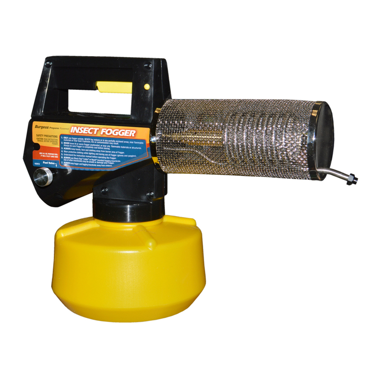 The Fountainhead Group Burgess Portable Propane Insect Fogger use and care manual