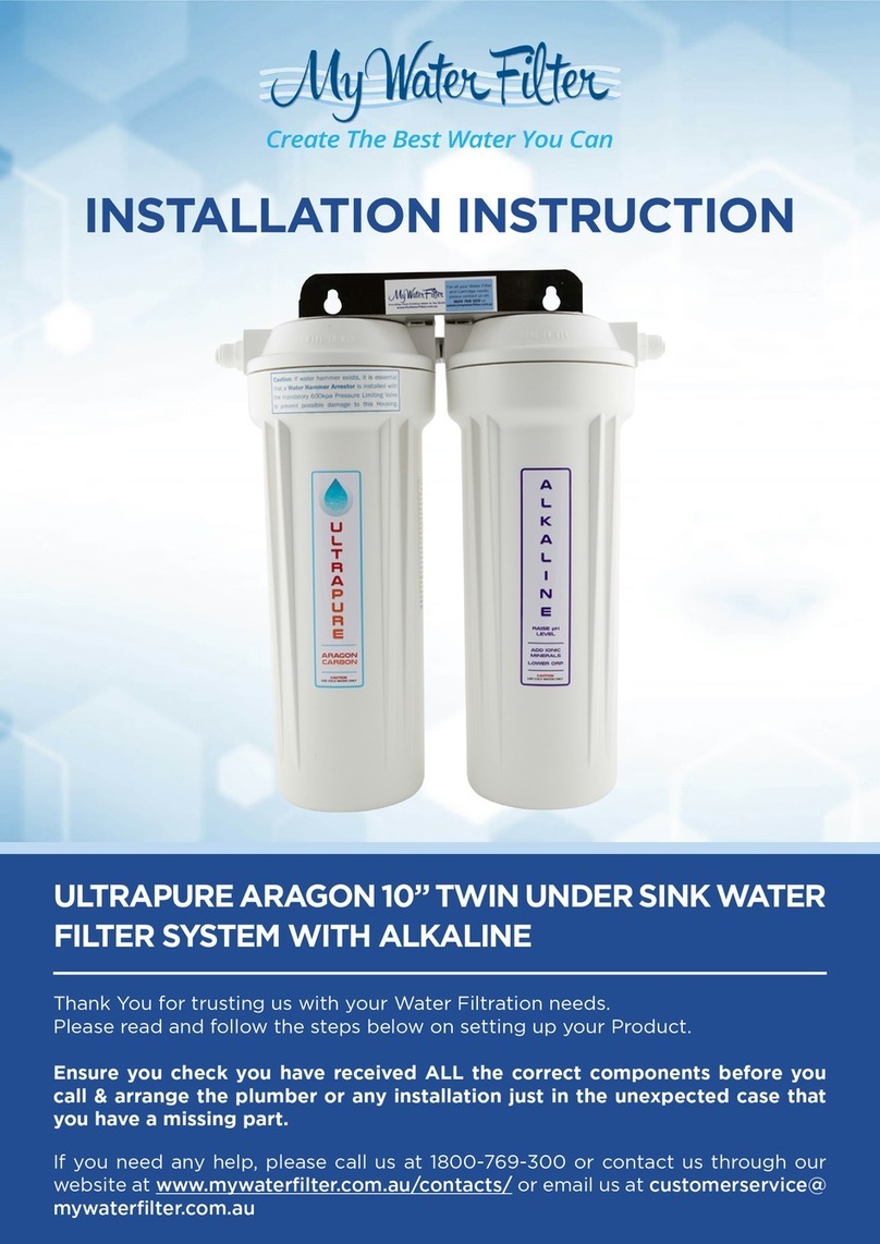 My Water Filter ULTRAPURE Aragon Installation instruction