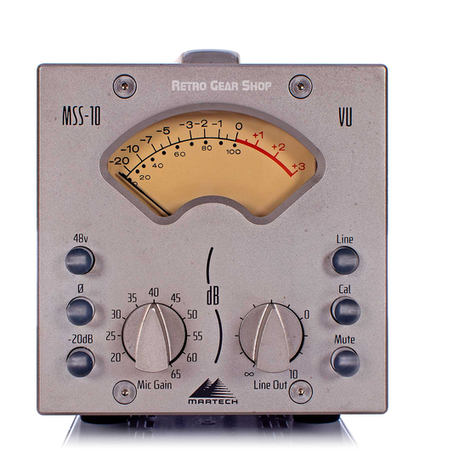 Martinsound Martech Modular Studio Series owner's manual
