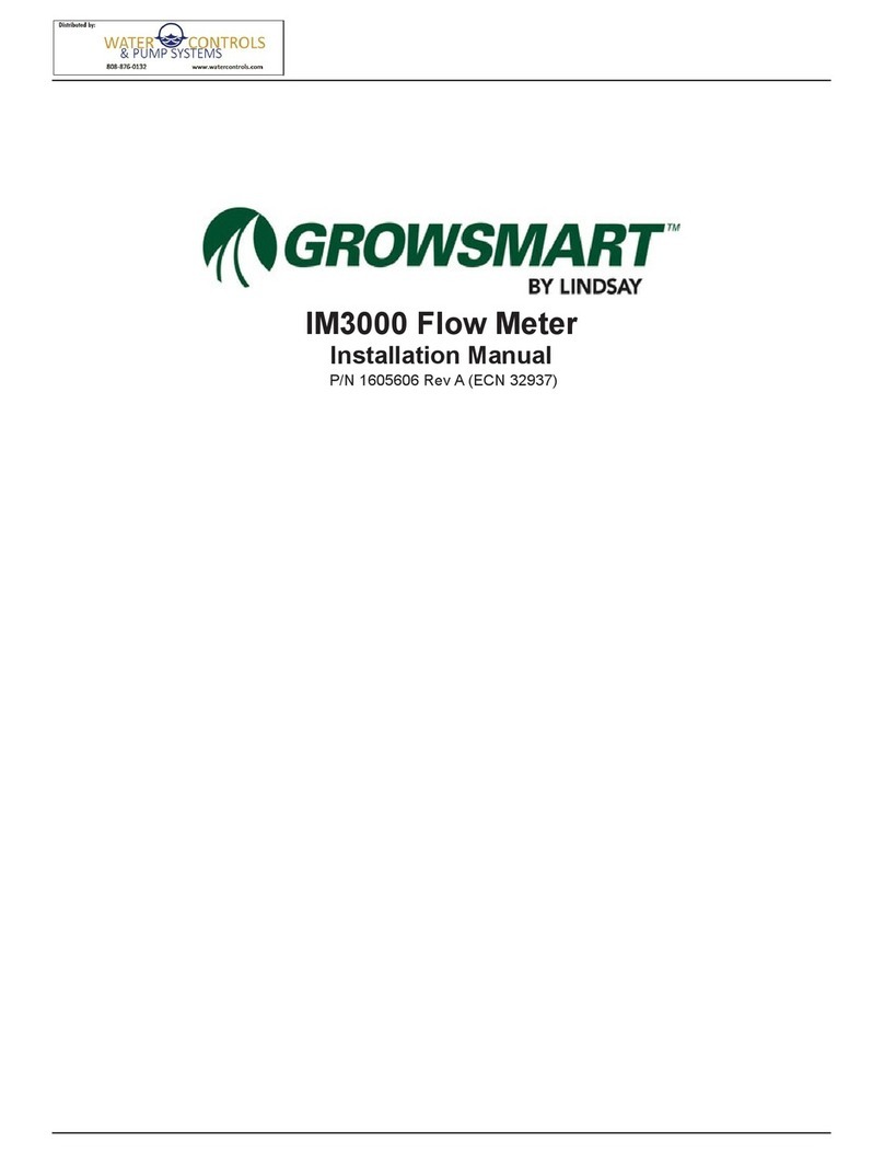 Lindsay GROWSMART IM3000 installation manual