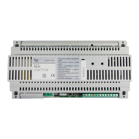 Bpt VA/01 User manual