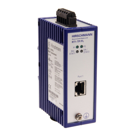 Hirschmann RT1-TP/FL Description and operating instructions