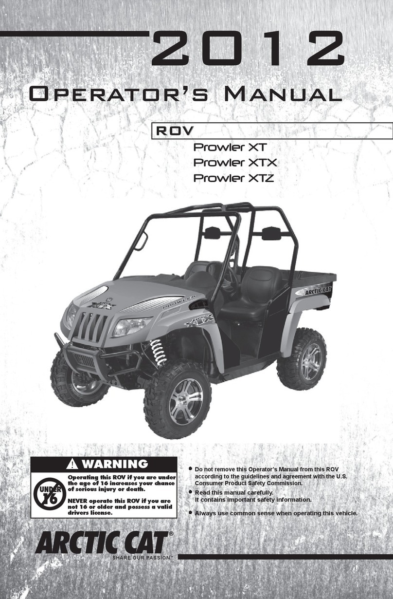 Arctic Cat PROWLER XT Operator's manual Arctic Cat PROWLER XT Operator's manual