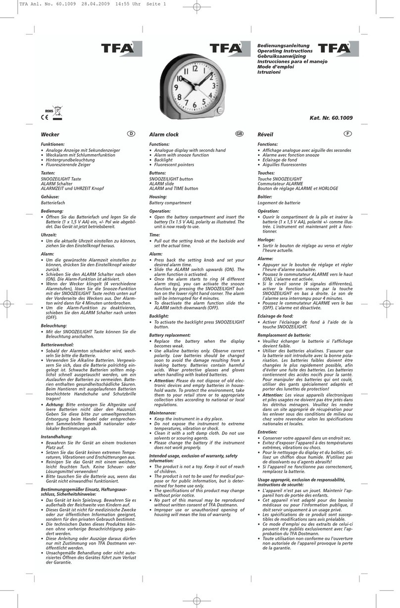 TFA 60.1009 User manual