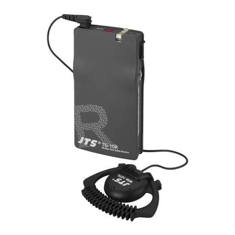 Monacor JTS TG-10R-1 User manual