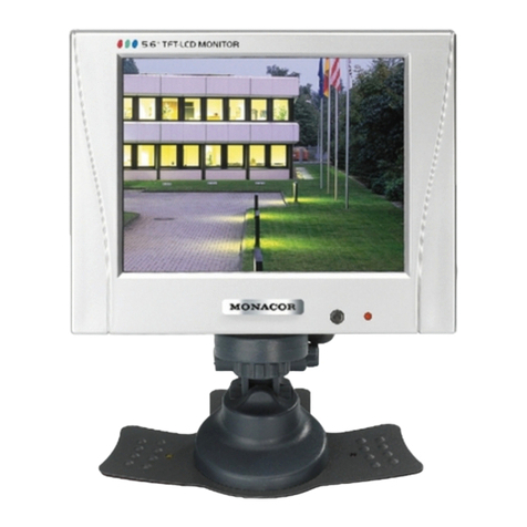 Monacor TVLCD-566COL User manual