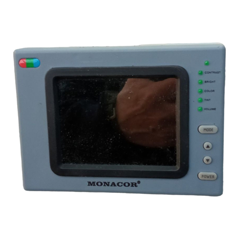 Monacor TVLCD-420COL User manual