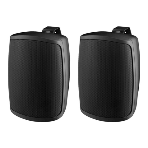 Monacor WALL-04T-SW User manual