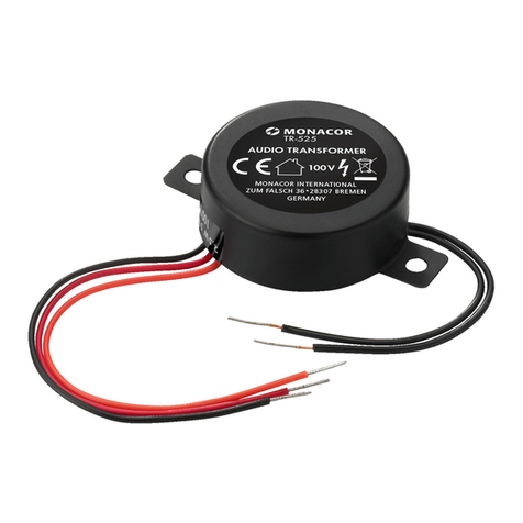 Monacor TR-525 User manual