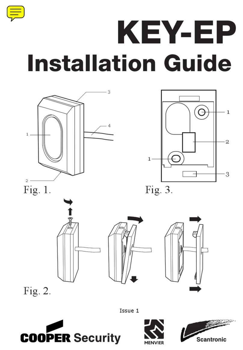 Cooper Security KEY-EP installation guide