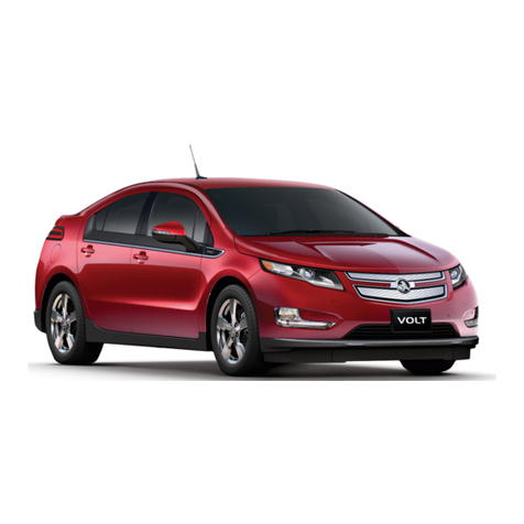 HOLDEN Volt 2014 Owner's handbook