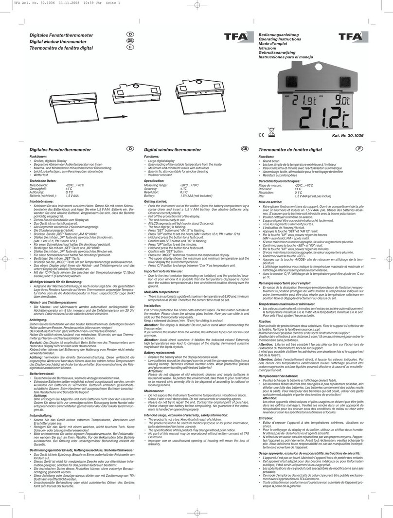 TFA 30.136 User manual