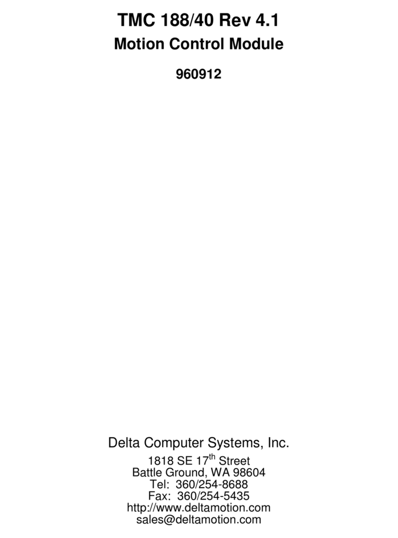 Delta Computer Systems TMC 188/40 Series manual