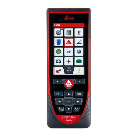 Leica DISTO D810 touch Instruction Manual