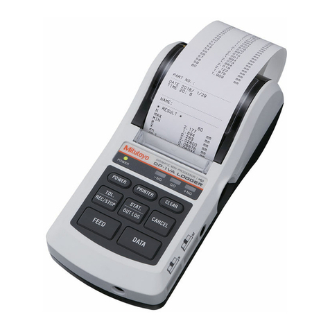 Mitutoyo DP-1VA LOGGER User manual