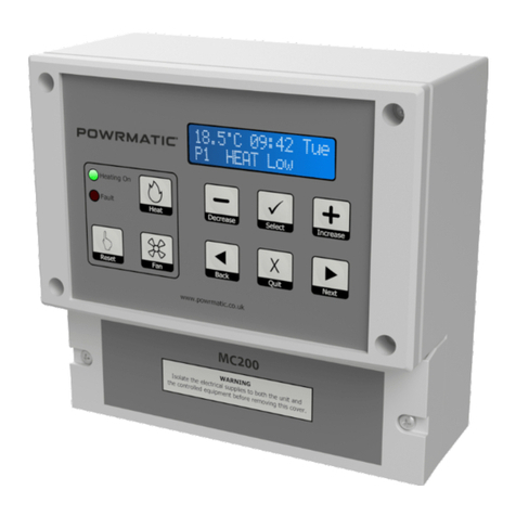 Powrmatic MC200 User instructions