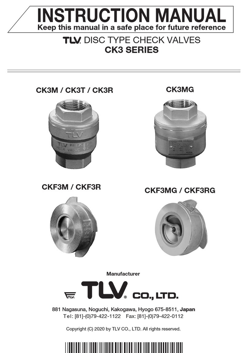 TLV CK3 Series instruction manual