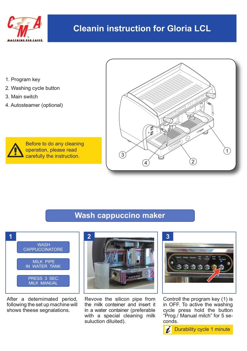 CMA Dishmachines Gloria LCL Cleaning instruction
