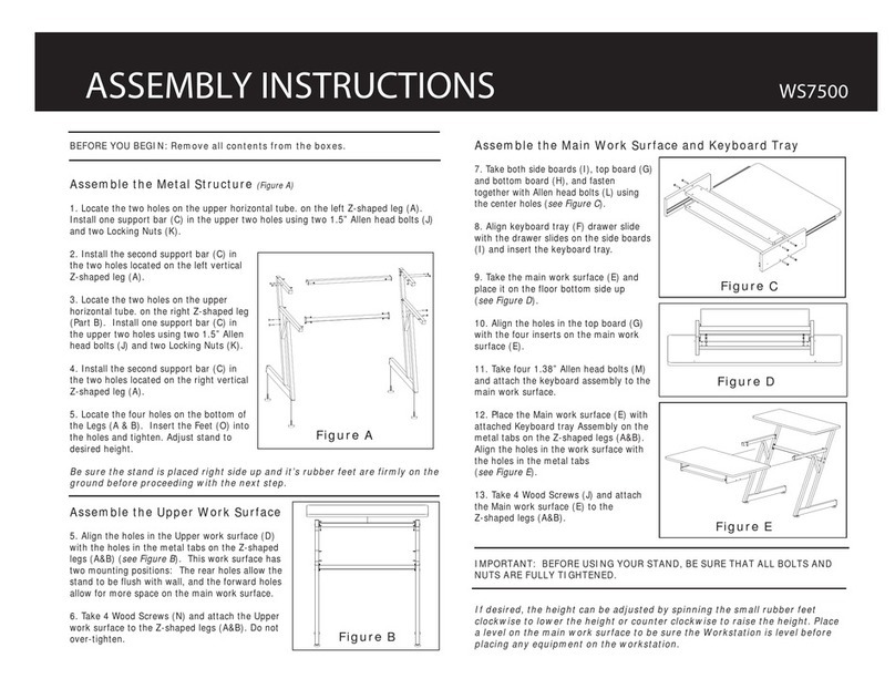 TMP On-Stage Stands WS7500 Assembly instructions