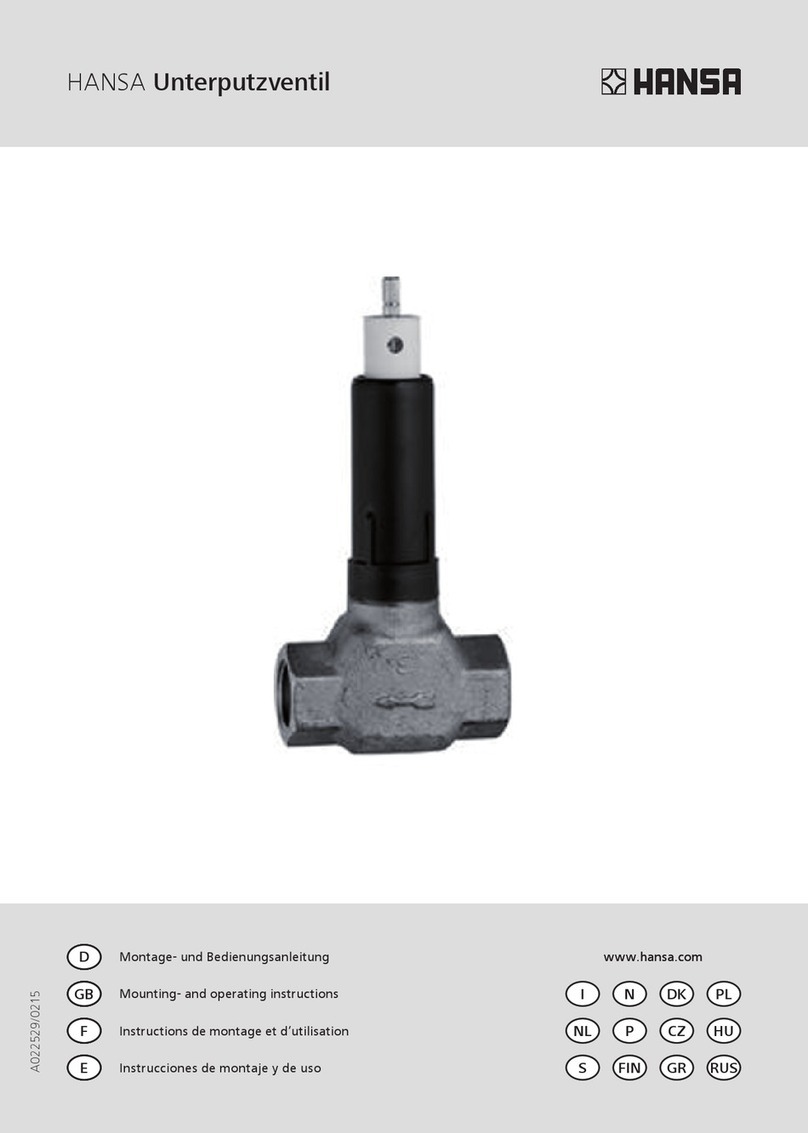Hansa 0225 0100 Service manual