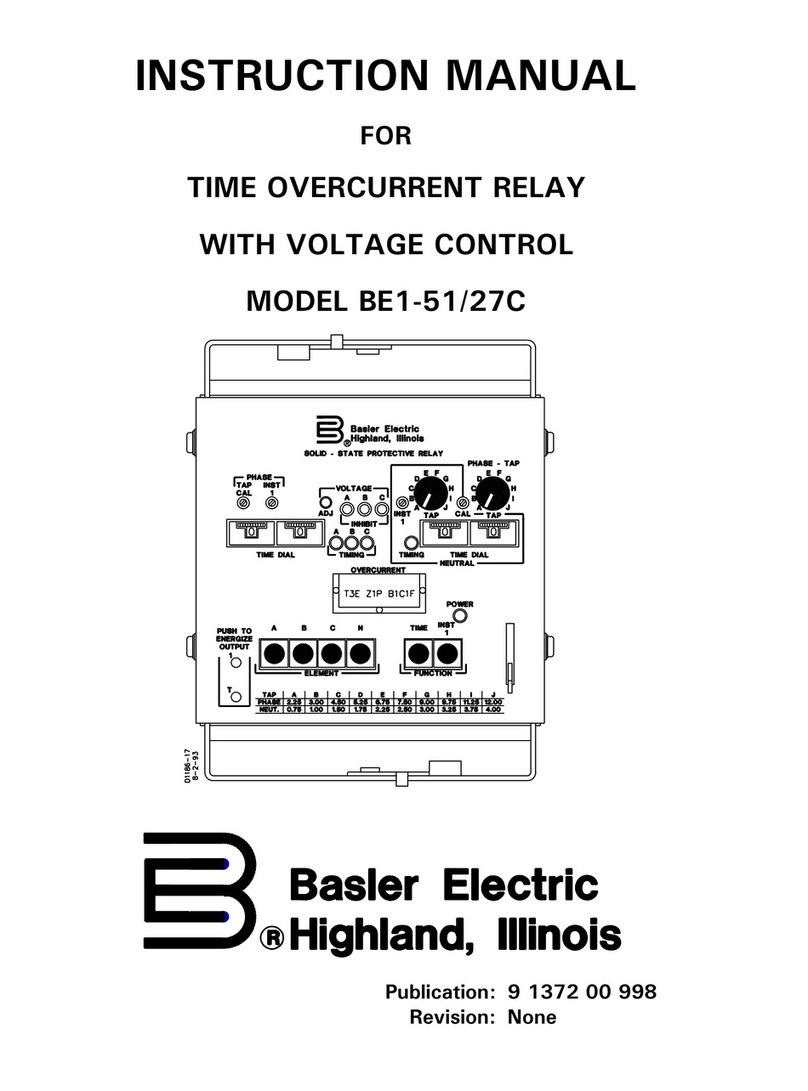 Basler BE-51/27C User manual Basler BE-51/27C User manual