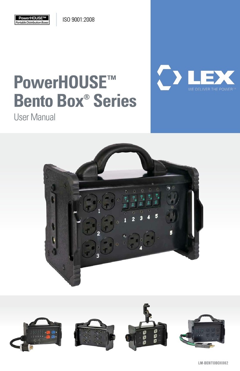 Lex Products PowerHOUSE Bento Box Series user manual Lex Products PowerHOUSE Bento Box Series user manual