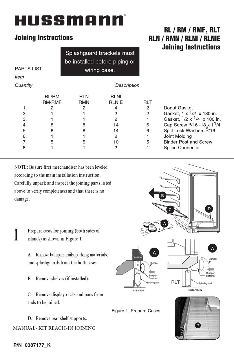 Hussmann RL User manual Hussmann RL User manual