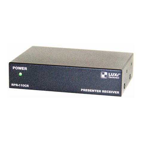 Luxi Electronics RPR-110CR User manual