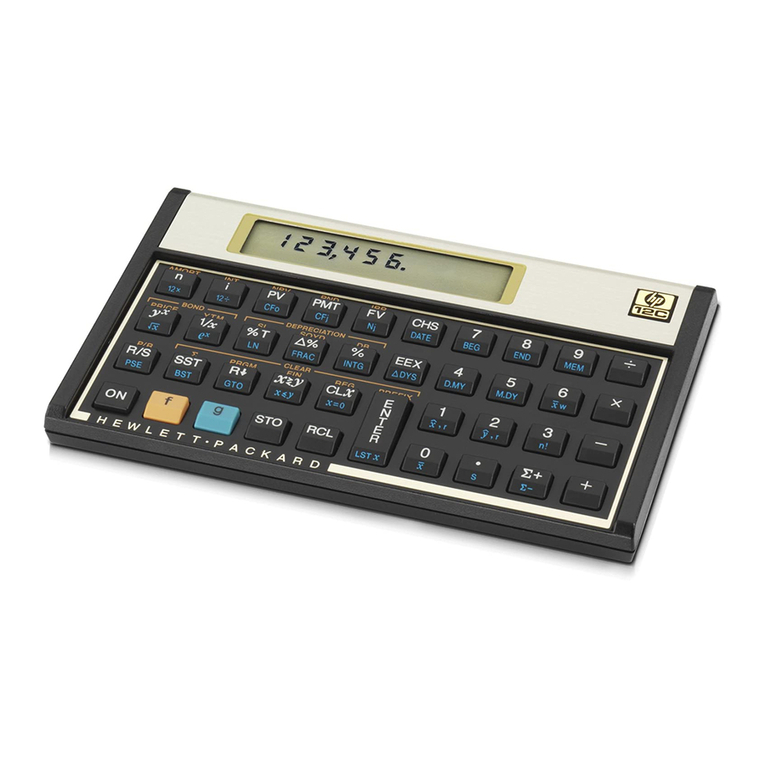 HP 12C User manual