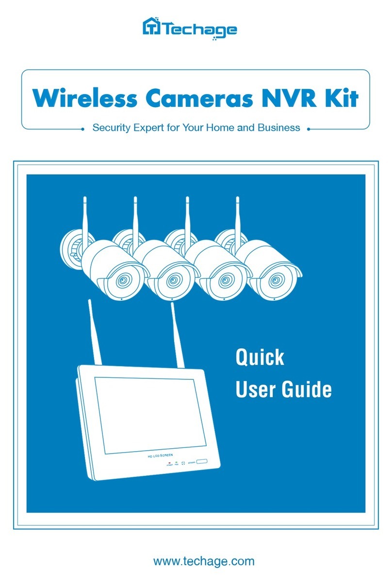 Techage Wireless Cameras NVR Kit Quick user guide