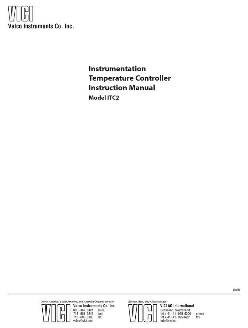 VICI ITC2 instruction manual