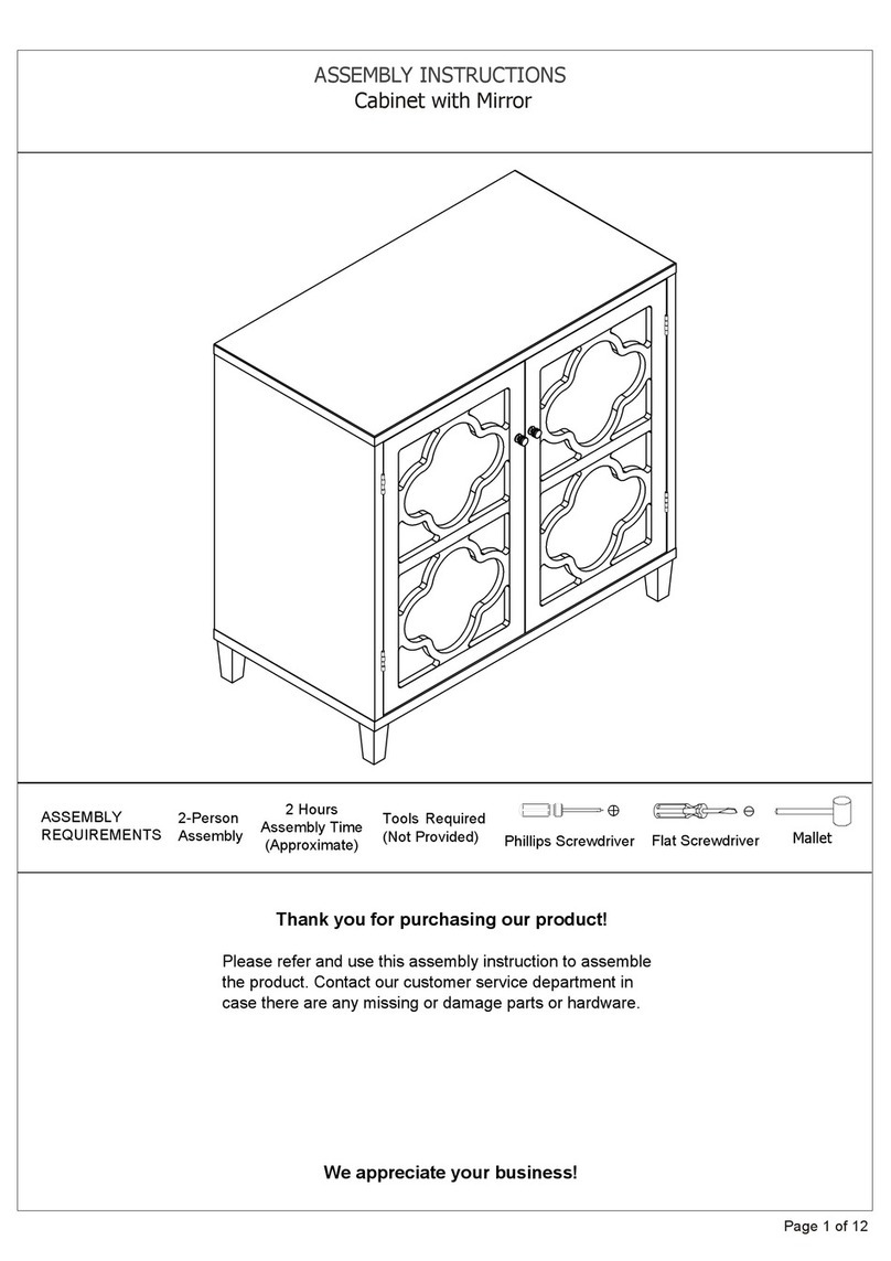 Home Decorators Collection REFLECTIONS 3 PC MIRRORED CBNT 3 PIECE SET BOX1... Assembly instructions Home Decorators Collection REFLECTIONS 3 PC MIRRORED CBNT 3 PIECE SET BOX1... Assembly instructions