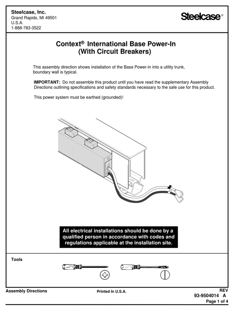 Steelcase Context Assembly Directions