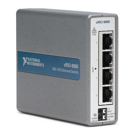 National Instruments cRIO-9805 User manual National Instruments cRIO-9805 User manual