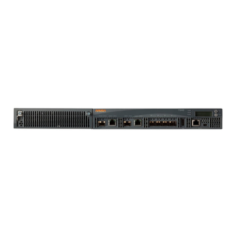 Hewlett Packard Enterprise Aruba 7240-US Assembly instructions
