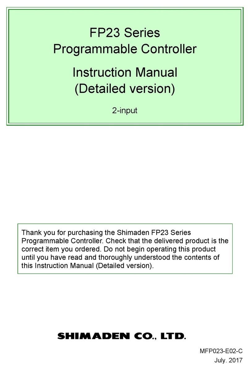 Shimaden FP23 Series User manual